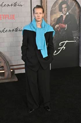 Felix Kammerer bei der Premiere des Kinofilms Frankenstein im Academy Museum of Motion Pictures. Los Angeles, 06.10.2025