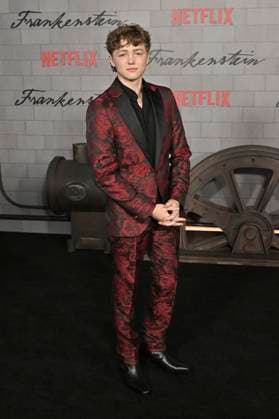 Christian Convery bei der Premiere des Kinofilms Frankenstein im Academy Museum of Motion Pictures. Los Angeles, 06.10.2025