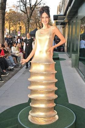 PFW Pierre Cardin Front Row Patricia Contreras attending Pierre Cardin show during Paris Fashion Week in Paris, France on October 7, 2025. Photo by Julien Reynaud APS-Medias ABACAPRESS.COM Paris France  Copyright: xReynaudxJulien APS-Medias ABACAx