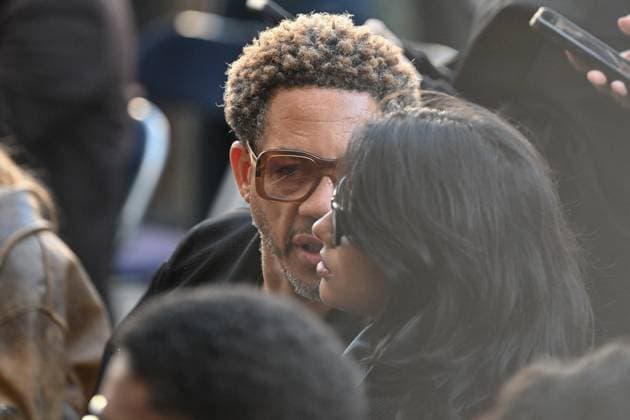 PFW Pierre Cardin Front Row Joey Starr attending Pierre Cardin show during Paris Fashion Week in Paris, France on October 7, 2025. Photo by Julien Reynaud APS-Medias ABACAPRESS.COM Paris France  Copyright: xReynaudxJulien APS-Medias ABACAx