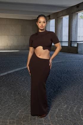 Lena Mahfouf au défilé Christopher Esber Collection Prêt à Porter Printemps Été 2026 lors de la Fashion Week de Paris PFW , le 7 Octobre 2025 Jeremy MELLOUL Bestimage Celebrities at Christopher Esber Fashion Show Ready to Wear Collection Spring Summer 2026 during Paris Fashion Week on 7th, October, 2025  Copyright: xJeremyxMelloulx xBestimagexJeremyxMelloulx xBestimagex