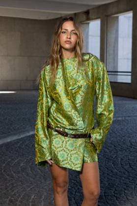 Carla Ginola au défilé Christopher Esber Collection Prêt à Porter Printemps Été 2026 lors de la Fashion Week de Paris PFW , le 7 Octobre 2025 Jeremy MELLOUL Bestimage Celebrities at Christopher Esber Fashion Show Ready to Wear Collection Spring Summer 2026 during Paris Fashion Week on 7th, October, 2025  Copyright: xJeremyxMelloulx xBestimagexJeremyxMelloulx xBestimagex