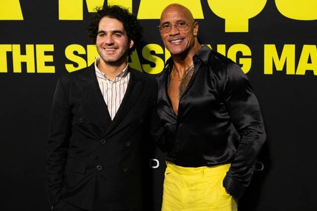 October 7, 2025, Mexico City, Mexico: DWAYNE JOHNSON, producer and lead actor, along with director BENNY SAFDIE , presented the film The Smashing Machine at a special fan event in Mexico City. Mexico City Mexico - ZUMAl178 20251007_znp_l178_005 Copyright: xCristianxLeyvax