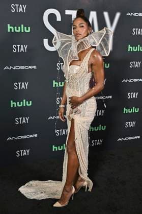 Megalyn Echikunwoke bei der Premiere des Hulu-Films Stay im Ted Mann Theater. Los Angeles, 07.10.2025