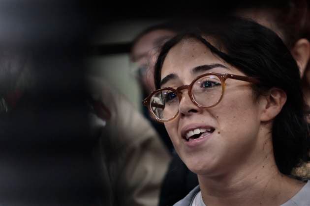October 8, 2025, Mexico, Cdmx, Mexico: This Wednesday, SOL GONZALEZ EGUIA, ERNESTO LEDESMA ARRONTE, ARLIN MEDRANO GUZMAN, CARLOS PEREZ OSORIO, DIEGO VAZQUEZ GALINDO, and LAURA ALEJANDRA VELEZ RUIZ GAITAN arrived repatriated after being intercepted and detained by the State of Israel while attempting to deliver aid to the Palestinian people on the SUMUD Global Flotilla. The Mexican government, through the Ministry of Foreign Affairs (SRE), was responsible for the accompaniment and repatriation of these activists for their arrival at Mexico City International Airport Mexico Mexico - ZUMAp204 20251008_zip_p204_022 Copyright: xJosuexPerezx