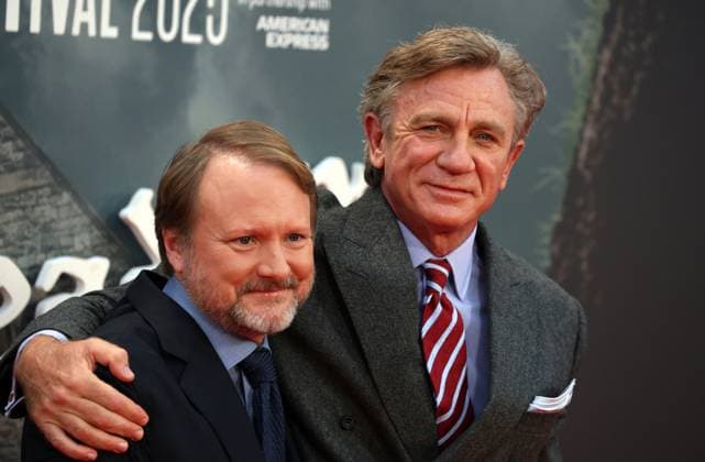 Wake Up Dead Man: A Knives Out Mystery Opening Gala - The 69th BFI London Film Festival Rian Johnson and Daniel Craig at the Wake Up Dead Man: A Knives Out Mystery Opening Gala - The 69th BFI London Film Festival London Royal Festival Hall UK Copyright: xFredxDuvalx