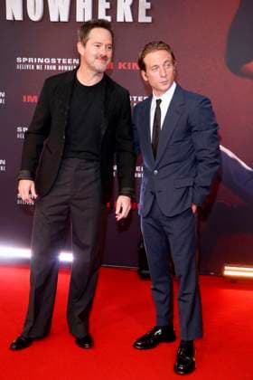 Springsteen , Filmpremiere im Zoo Palast, Berlin, 08.10.2025 Regisseur Scott Cooper und Jeremy Allen White bei der Premiere des Kinofilms Springsteen: Deliver Me From Nowhere im Zoo Palast. Berlin, 08.10.2025 Berlin Zoo Palast Copyright: xAnitaxBuggex