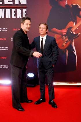 Springsteen , Filmpremiere im Zoo Palast, Berlin, 08.10.2025 Regisseur Scott Cooper und Jeremy Allen White bei der Premiere des Kinofilms Springsteen: Deliver Me From Nowhere im Zoo Palast. Berlin, 08.10.2025 Berlin Zoo Palast Copyright: xAnitaxBuggex