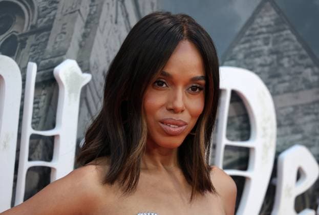 October 8, 2025, London, United Kingdom: Kerry Washington attends the Opening Gala screening of Wake Up Dead Man: A Knives Out Mystery during the 69th BFI London Film Festival. London United Kingdom - ZUMAs197 20251008_aab_s197_073 Copyright: xFredxDuvalx