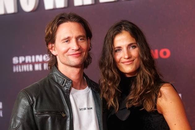 Deutschlandpremiere - Deliver Me from Nowhere - August Wittgenstein und Mia Rohla bei der Deutschlandpremiere vom Film Deliver Me from Nowhere im Zoo Palast am 08.10.2025 in Berlin. Copyright: xEventpressxKochanx
