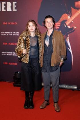 Deutschlandpremiere - Deliver Me from Nowhere - Paulina Sophie RuÌˆmmelein und Patrick Roche bei der Deutschlandpremiere vom Film Deliver Me from Nowhere im Zoo Palast am 08.10.2025 in Berlin. Copyright: xEventpressxKochanx