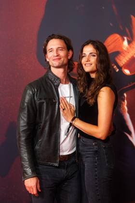 Deutschlandpremiere - Deliver Me from Nowhere - August Wittgenstein und Mia Rohla bei der Deutschlandpremiere vom Film Deliver Me from Nowhere im Zoo Palast am 08.10.2025 in Berlin. Copyright: xEventpressxKochanx
