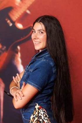 Deutschlandpremiere - Deliver Me from Nowhere - Anastasia Barner bei der Deutschlandpremiere vom Film Deliver Me from Nowhere im Zoo Palast am 08.10.2025 in Berlin. Copyright: xEventpressxKochanx