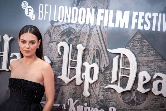 Wake Up Dead Man: A Knives Out Mystery Opening Gala - The 69th BFI London Film Festival at The Royal Festival Hall - 08 Oct 2025 Mila Kunis attends the Wake Up Dead Man: A Knives Out Mystery opening gala during the 69th BFI London Film Festival at The Royal Festival Hall. London United Kingdom Copyright: xLoredanaxSangiulianox xSOPAxImagesx LSangiuliano-4327