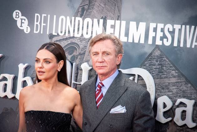 Wake Up Dead Man: A Knives Out Mystery Opening Gala - The 69th BFI London Film Festival at The Royal Festival Hall - 08 Oct 2025 Mila Kunis and Daniel Craig attend the Wake Up Dead Man: A Knives Out Mystery opening gala during the 69th BFI London Film Festival at The Royal Festival Hall. London United Kingdom Copyright: xLoredanaxSangiulianox xSOPAxImagesx LSangiuliano-4295