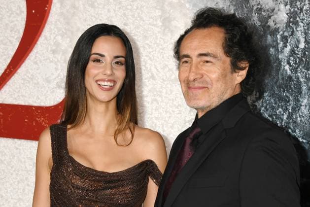 HOLLYWOOD, CA - OCTOBER 8: Victoria Aletta and Demian Bichir at the premiere of Universal Pictures Black Phone 2 at TCL Chinese Theatre on October 8, 2025 in Hollywood, California. Copyright: xJeffreyxMayerx