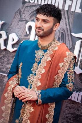 October 8, 2025, London, United Kingdom: Shabaz Ali attends the Wake Up Dead Man: A Knives Out Mystery opening gala during the 69th BFI London Film Festival at The Royal Festival Hall. London United Kingdom - ZUMAs197 20251008_aaa_s197_175 Copyright: xLoredanaxSangiulianox