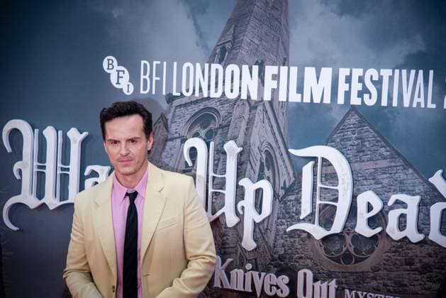 October 8, 2025, London, United Kingdom: Andrew Scott attends the Wake Up Dead Man: A Knives Out Mystery opening gala during the 69th BFI London Film Festival at The Royal Festival Hall. London United Kingdom - ZUMAs197 20251008_aaa_s197_182 Copyright: xLoredanaxSangiulianox