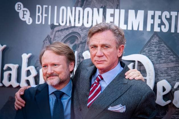 October 8, 2025, London, United Kingdom: Rian Johnson and Daniel Craig attend the Wake Up Dead Man: A Knives Out Mystery opening gala during the 69th BFI London Film Festival at The Royal Festival Hall. London United Kingdom - ZUMAs197 20251008_aaa_s197_222 Copyright: xLoredanaxSangiulianox