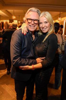 abb Wolfgang Lippert Frau Gesine Lippert auf der Aftershow Party bei der Welt Premiere der neuen Grand Show Blinded by delight im Friedrichstadt-Palast am 08.10.2025 in Berlin Berlin Deutschland