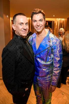 abb Jeremy Scott und Julian David auf der Aftershow Party bei der Welt Premiere der neuen Grand Show Blinded by delight im Friedrichstadt-Palast am 08.10.2025 in Berlin Berlin Deutschland
