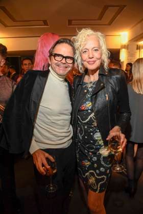 abb Kristian Schuller und Ellen von Unwerth auf der Aftershow Party bei der Welt Premiere der neuen Grand Show Blinded by delight im Friedrichstadt-Palast am 08.10.2025 in Berlin Berlin Deutschland