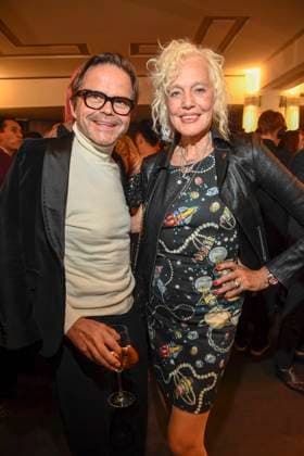 abb Kristian Schuller und Ellen von Unwerth auf der Aftershow Party bei der Welt Premiere der neuen Grand Show Blinded by delight im Friedrichstadt-Palast am 08.10.2025 in Berlin Berlin Deutschland