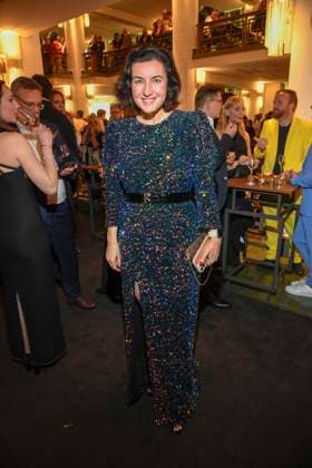 abb Dorothee Baer Ministerin auf der Aftershow Party bei der Welt Premiere der neuen Grand Show Blinded by delight im Friedrichstadt-Palast am 08.10.2025 in Berlin Berlin Deutschland