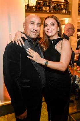 abb Arthur Abraham und Mary Abraham auf der Aftershow Party bei der Welt Premiere der neuen Grand Show Blinded by delight im Friedrichstadt-Palast am 08.10.2025 in Berlin Berlin Deutschland