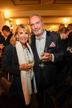 abb Ireen Sheer und Klaus-Juergen Kahl auf der Aftershow Party bei der Welt Premiere der neuen Grand Show Blinded by delight im Friedrichstadt-Palast am 08.10.2025 in Berlin Berlin Deutschland