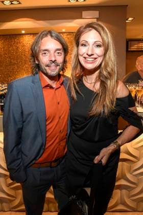 abb Mara Bergmann und Alexander Hoffmann auf der Aftershow Party bei der Welt Premiere der neuen Grand Show Blinded by delight im Friedrichstadt-Palast am 08.10.2025 in Berlin Berlin Deutschland