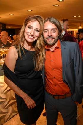 abb Mara Bergmann und Alexander Hoffmann auf der Aftershow Party bei der Welt Premiere der neuen Grand Show Blinded by delight im Friedrichstadt-Palast am 08.10.2025 in Berlin Berlin Deutschland
