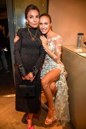 abb Nadine Warmuth und Alena Gerber auf der Aftershow Party bei der Welt Premiere der neuen Grand Show Blinded by delight im Friedrichstadt-Palast am 08.10.2025 in Berlin Berlin Deutschland