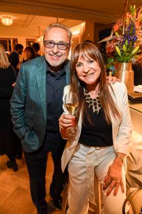 abb Wolfgang Stumph und Frau Christine Stumph auf der Aftershow Party bei der Welt Premiere der neuen Grand Show Blinded by delight im Friedrichstadt-Palast am 08.10.2025 in Berlin Berlin Deutschland
