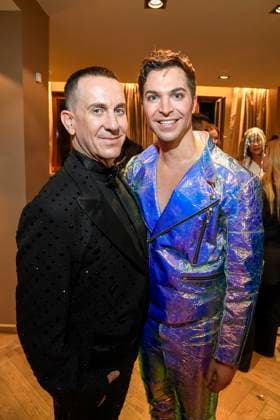 abb Jeremy Scott und Julian David auf der Aftershow Party bei der Welt Premiere der neuen Grand Show Blinded by delight im Friedrichstadt-Palast am 08.10.2025 in Berlin Berlin Deutschland