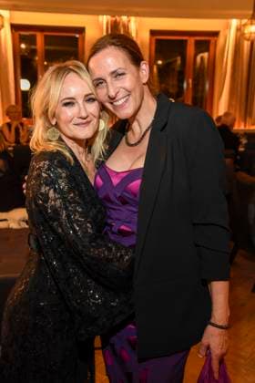 abb Katharine Mehrling und Ulrike Frank auf der Aftershow Party bei der Welt Premiere der neuen Grand Show Blinded by delight im Friedrichstadt-Palast am 08.10.2025 in Berlin Berlin Deutschland
