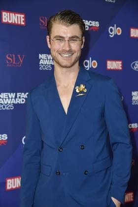 Bunte New Faces Award Film in Berlin Linus Weber bei der Verleihung des BUNTE New Face Awards im Festsaal Kreuzberg in Berlin am 08.10.2025