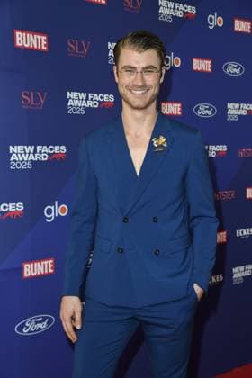 Bunte New Faces Award Film in Berlin Linus Weber bei der Verleihung des BUNTE New Face Awards im Festsaal Kreuzberg in Berlin am 08.10.2025