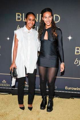 abb Hadnet Tesfai und Marie Mouroum auf dem Teppich bei der Welt Premiere der neuen Grand Show Blinded by delight im Friedrichstadt-Palast am 08.10.2025 in Berlin Berlin Deutschland