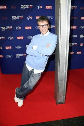 Bunte New Faces Award Film in Berlin Emil Kusmirek bei der Verleihung des BUNTE New Face Awards im Festsaal Kreuzberg in Berlin am 08.10.2025