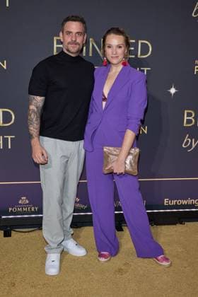 Marc Barthel und Anna Hofbauer - Weltpremiere der Show BLINDED by DELIGHT im Friedrichstadt-Palast Berlin am 08.10.2025. Premiere - BLINDED by DELIGHT