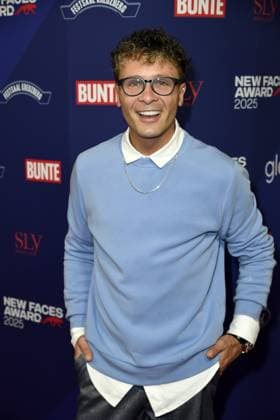 Bunte New Faces Award Film in Berlin Emil Kusmirek bei der Verleihung des BUNTE New Face Awards im Festsaal Kreuzberg in Berlin am 08.10.2025