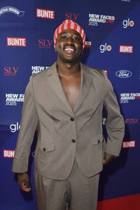 Bunte New Faces Award Film in Berlin Jonny Mahoro bei der Verleihung des BUNTE New Face Awards im Festsaal Kreuzberg in Berlin am 08.10.2025