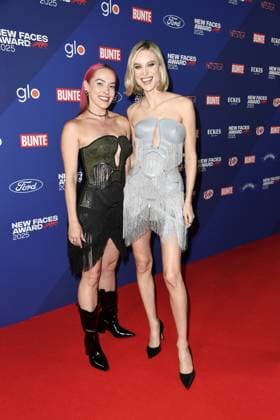 Bunte New Faces Award Film in Berlin Pretty Pink und Kim Hnizdo bei der Verleihung des BUNTE New Face AWARDS im Festsaal Kreuzberg in Berlin am 08.10.2025