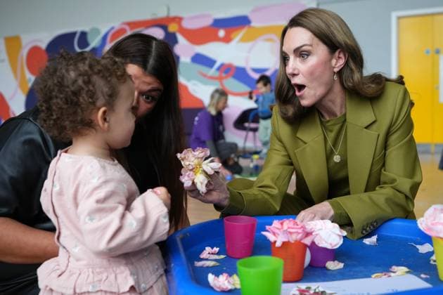 . 09 10 2025. Oxford, United Kingdom. Kate Middleton, the Princess of Wales, during a visit to the Home-Start charity in Oxford, United Kingdom  xPoolx xi-Imagesx IIM-26285-0001