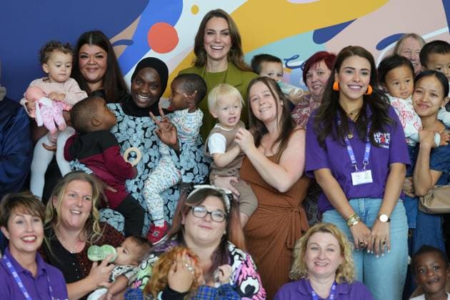 . 09 10 2025. Oxford, United Kingdom. Kate Middleton, the Princess of Wales, during a visit to the Home-Start charity in Oxford, United Kingdom  xPoolx xi-Imagesx IIM-26285-0018