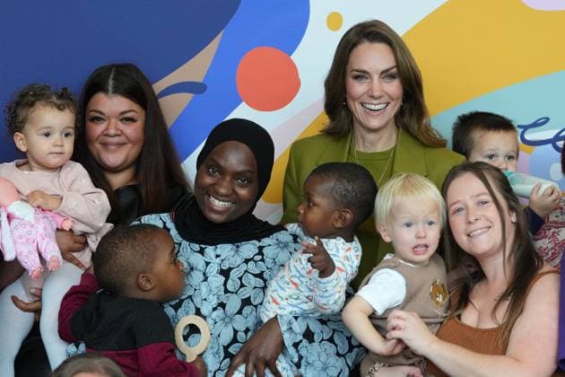 . 09 10 2025. Oxford, United Kingdom. Kate Middleton, the Princess of Wales, during a visit to the Home-Start charity in Oxford, United Kingdom  xPoolx xi-Imagesx IIM-26285-0019