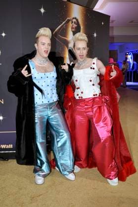 Jedward bei der Weltpremiere der Blinded by Delight Grand Show 2025 im Friedrichstadt-Palast. Berlin, 08.10.2025
