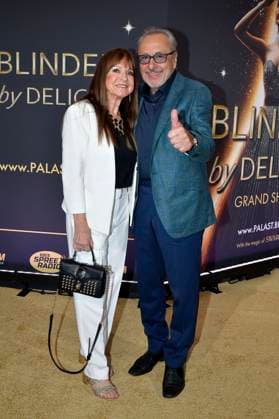 Wolfgang Stumph mit Ehefrau Christine Stumph bei der Weltpremiere der Blinded by Delight Grand Show 2025 im Friedrichstadt-Palast. Berlin, 08.10.2025