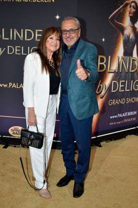 Wolfgang Stumph mit Ehefrau Christine Stumph bei der Weltpremiere der Blinded by Delight Grand Show 2025 im Friedrichstadt-Palast. Berlin, 08.10.2025